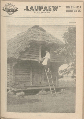 Laupäev : nädala pildileht ; 21 1925