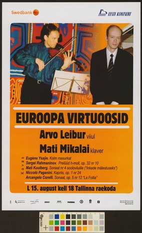 Euroopa virtuoosid : Arvo Leibur, Mati Mikalai 