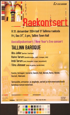 Tallinn Baroque : aastalõpukontsert 