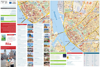 Riia ning selle ümbrus : turismikaart 2015