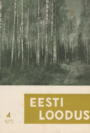 Eesti Loodus ; 4 1975-04