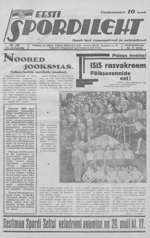 Eesti Spordileht ; 20 1932-05-26