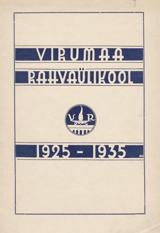 Virumaa Rahvaülikool : 1925-1935