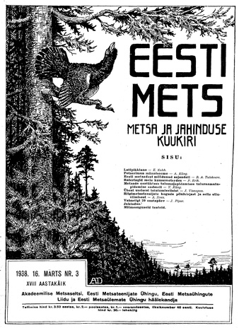 Eesti Mets ; 3 1938
