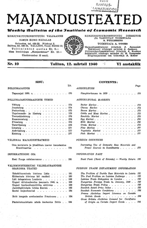 Majandusteated ; 10 1940-03-12