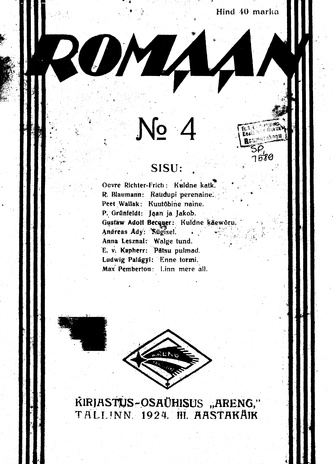 Romaan ; 4 1924