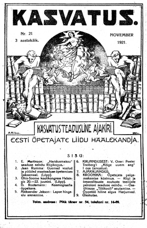 Kasvatus ; 21 1921-11