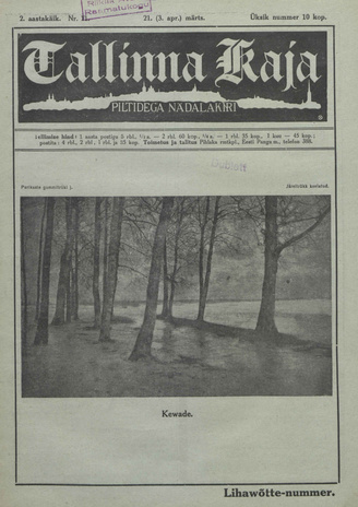 Tallinna Kaja : piltidega nädalakiri ; 11 1915-03-21