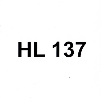 HL 137 : Eesti Muusikafondi heliarhiiv