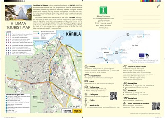Hiiumaa tourist map ; Kärdla