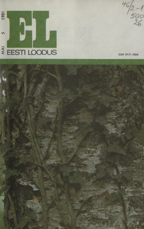 Eesti Loodus ; 5 1981-05