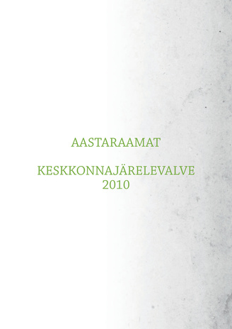 Keskkonnajärelevalve aastaraamat 2010