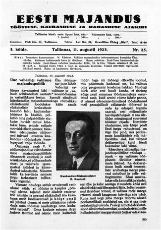 Eesti Majandus ; 25 1923-08-11