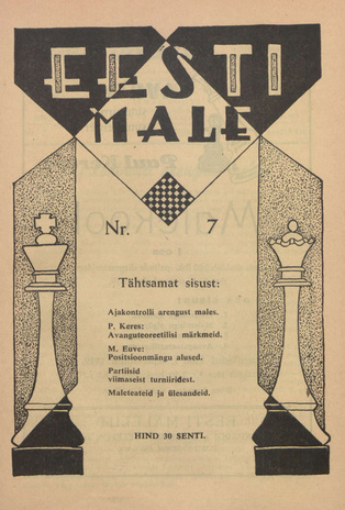 Eesti Male : Eesti Maleliidu häälekandja ; 7 1939-07