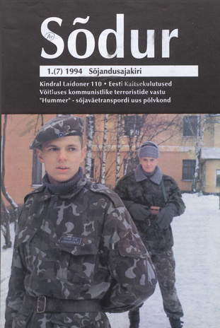 Sõdur : Eesti sõjandusajakiri ; 1(7) 1994