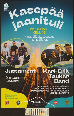 Kasepää jaanituli : Justament, Karl-Erik Taukar Band 