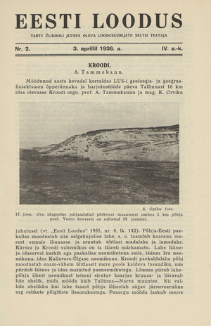 Eesti Loodus ; 2 1936-04-03