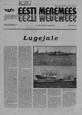 Eesti Meremees ; 1 1989