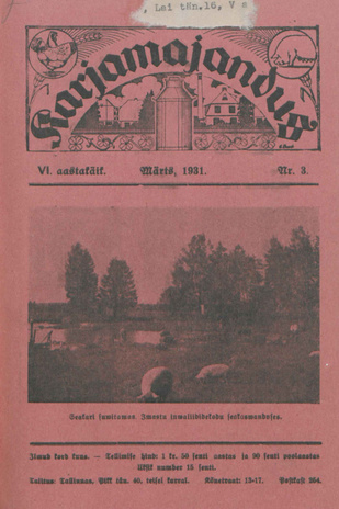 Karjamajandus ; 3 1931-03