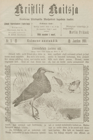 Kristlik Kaitsja : Eesti metodistide häälekandja ; 2 1920-06