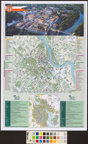 Tartu 1:2000 : südalinn = city centre : [plakatkaart] 