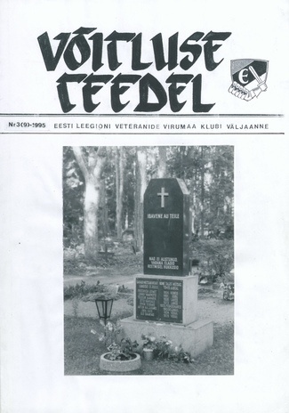 Võitluse Teedel : Eesti Leegioni Virumaa Klubi väljaande jätkamine ; 3 (9) 1995