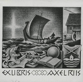 Ex libris Axel Riis 