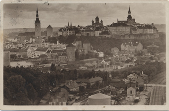 Eesti Tallinn : vaade Toompääle = a view of Domberg