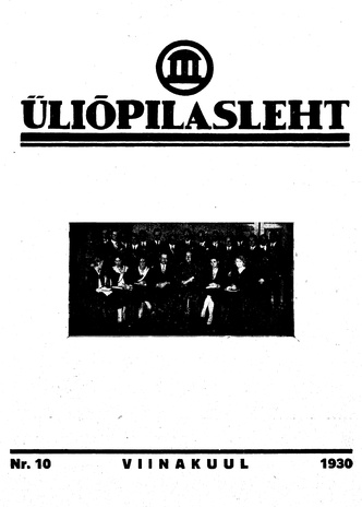 Üliõpilasleht ; 10 1930
