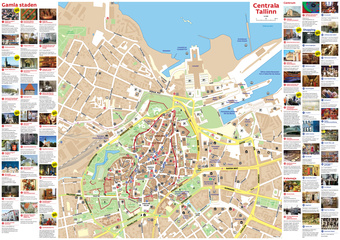 Tallinn : stadskarta