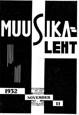 Muusikaleht ; 11 1932-11