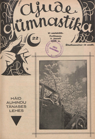 Ajude Gümnastika : ristsõnamõistatuste ajakiri ; 22 1938-06-02