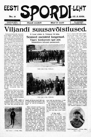 Eesti Spordileht ; 9 1931-02-27