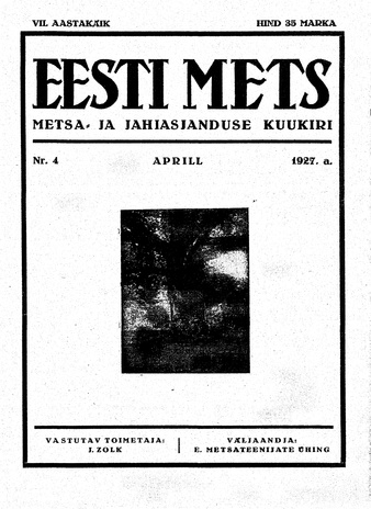 Eesti Mets ; 4 1927