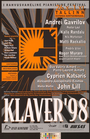 Klaver '98 : I rahvusvaheline pianistide festival 