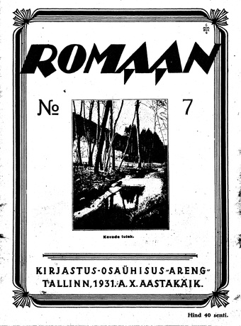 Romaan ; 7 (217) 1931-04