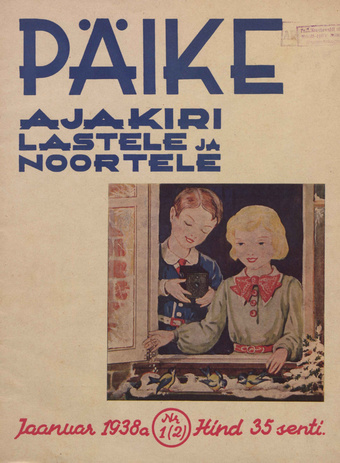 Päike : ajakiri lastele ja noortele ; 1 (2) 1938-01
