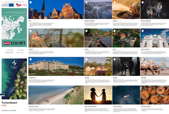 Läti turismikaart : inspireeri ja avasta!  