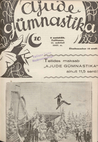 Ajude Gümnastika : ristsõnamõistatuste ajakiri ; 10 1937-03-11