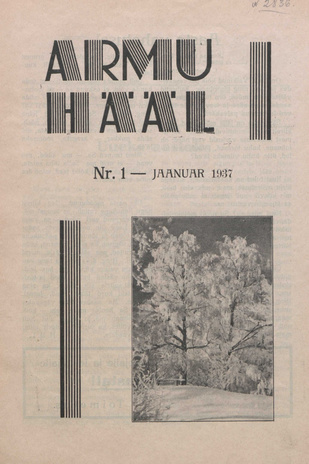 Armu Hääl ; 1 1937-01-14
