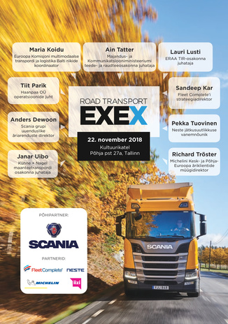 Road transport EXEX : 22. november 2018, Kultuurikatel, Põhja pst. 27a, Tallinn 