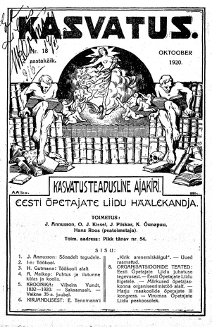 Kasvatus ; 18 1920-10