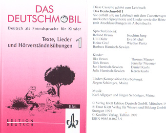 Das Deutschmobil : Deutsch als Fremdsprache für Kinder : Lehrbuch 1
