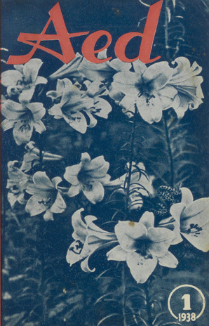 Aed : aianduse ajakiri ; 1 1938-01