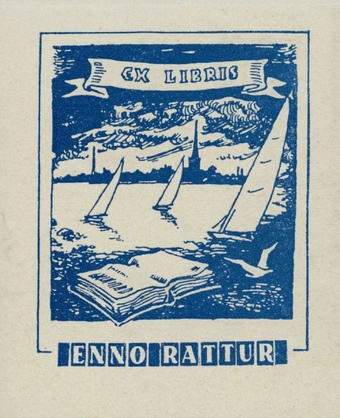 Ex libris Enno Rattur 