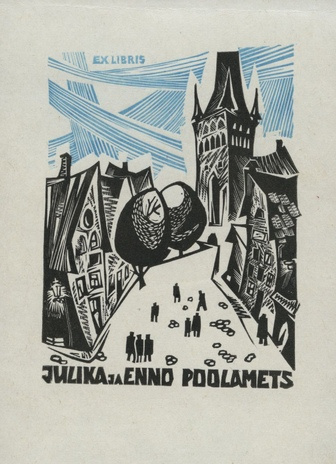 Ex libris Julika ja Enno Poolamets 