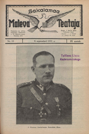 Sakalamaa Maleva Teataja ; 15 1937-09-09