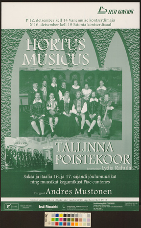 Hortus Musicus, Tallinna Poistekoor