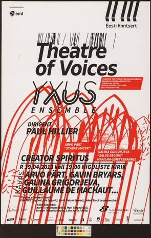 Theatre of Voices, Yxus Ensemble, Paul Hillier 