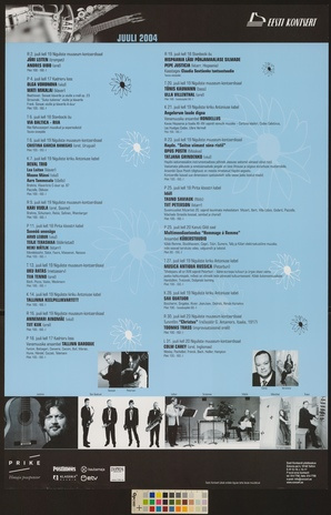 Juuli 2004 : kontserdid Tallinnas